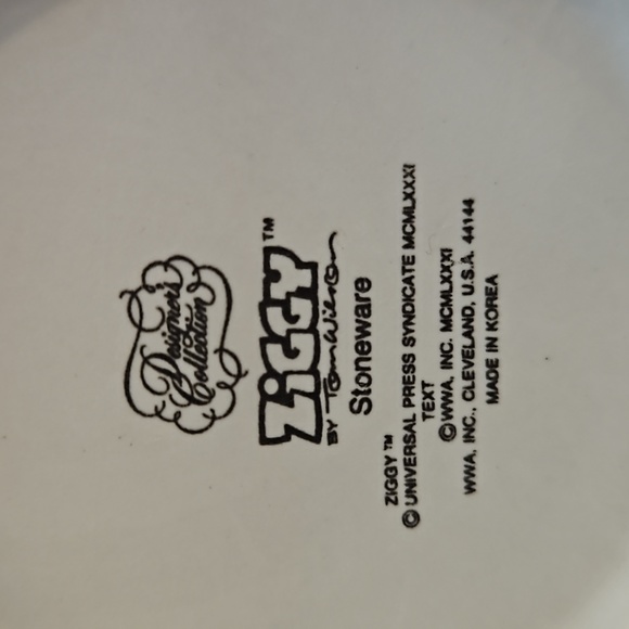 ZIGGY 'Jolly Holiday' by Tom Wilson Holiday Christmas snowflakes mug hot cocoa - Picture 5 of 10